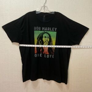 Bob Marley One Love Graphic Tee, /Zion Rootswear Official License XL -BLACK